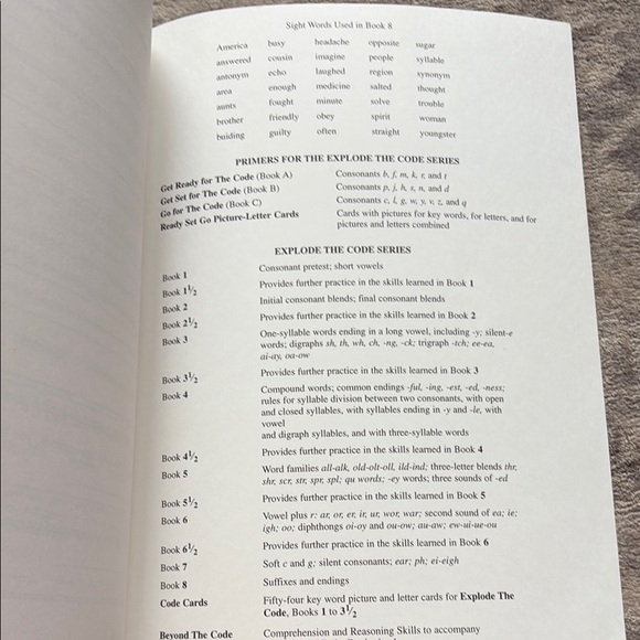 Explode The Code 8 Workbook - Picture 3 of 3